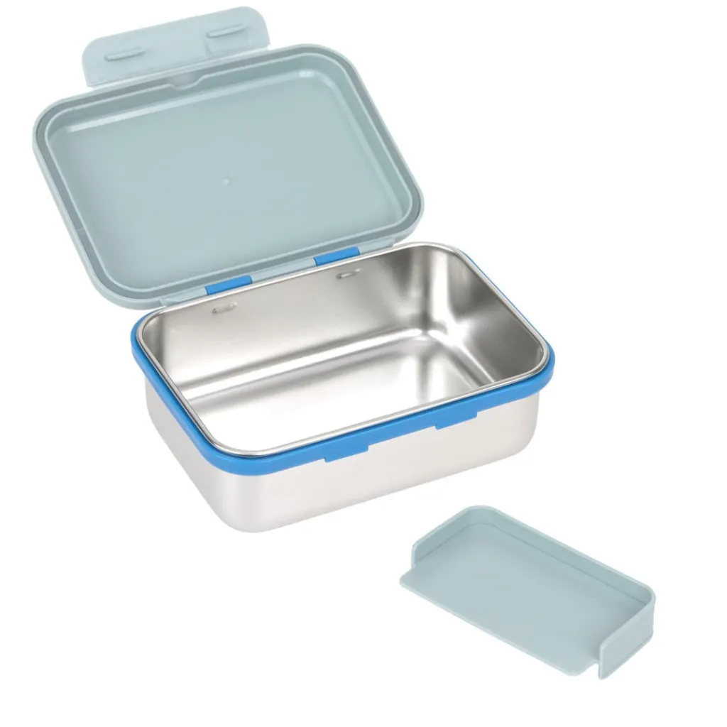 Lässig Lunchbox stainless steel - Sunny Explorer - groen/blauw - Online