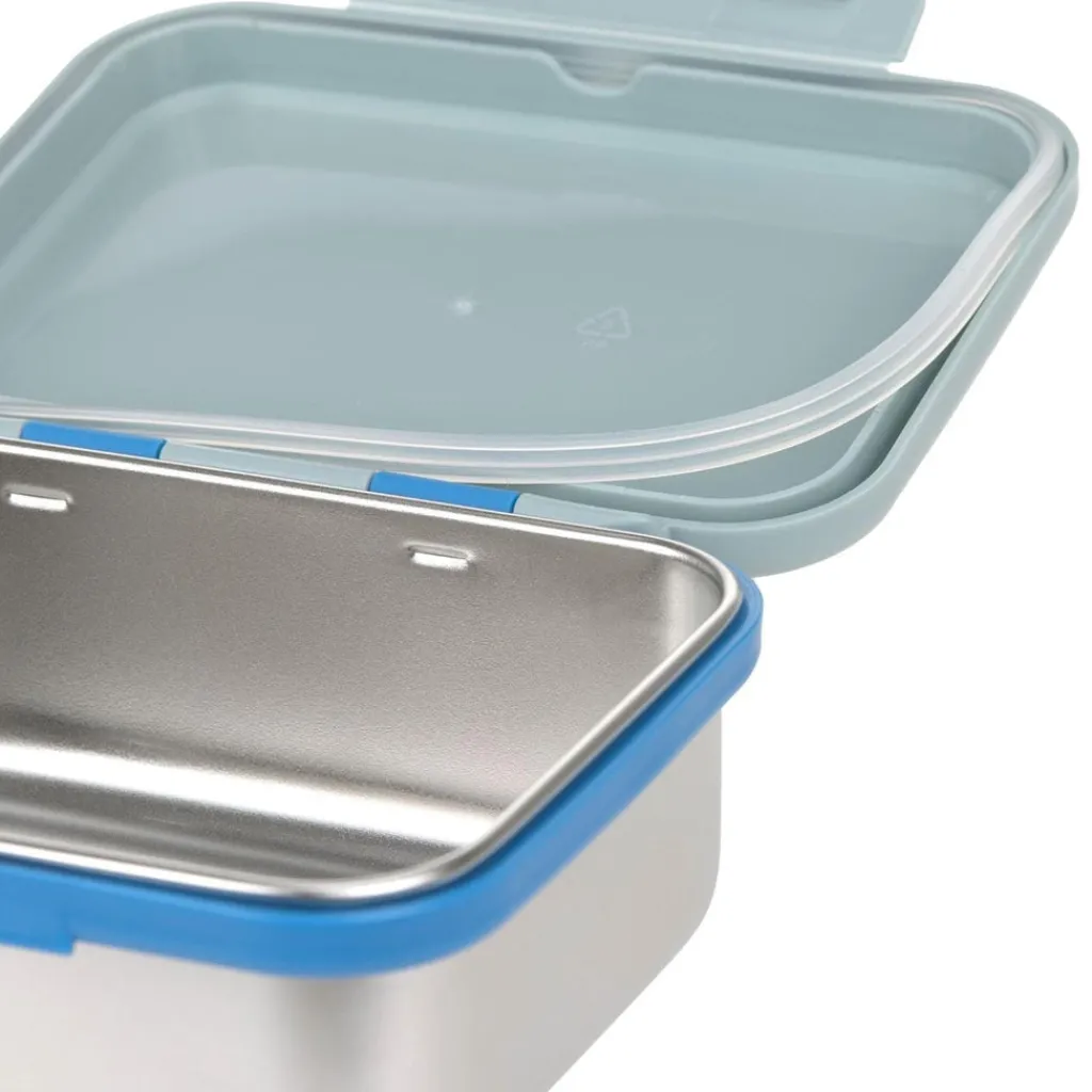 Lässig Lunchbox stainless steel - Sunny Explorer - groen/blauw - Online