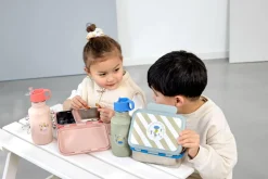 Lässig Lunchbox stainless steel - Sunny Explorer - groen/blauw - Online