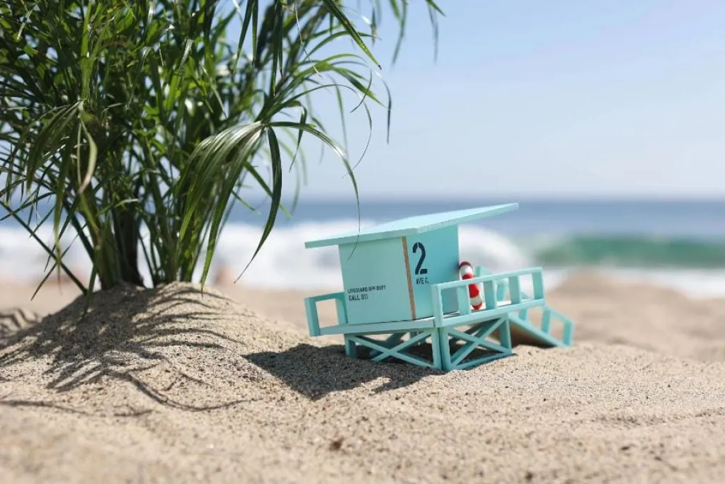 Candylab Malibu lifeguard beach tower -
