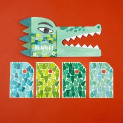 Londji Masker met stickers Be Wild! - Krokodil - Sale