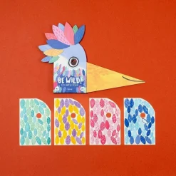 Londji Masker met stickers Be Wild! - Vogel - Clearance
