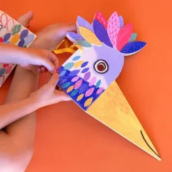 Londji Masker met stickers Be Wild! - Vogel - Clearance