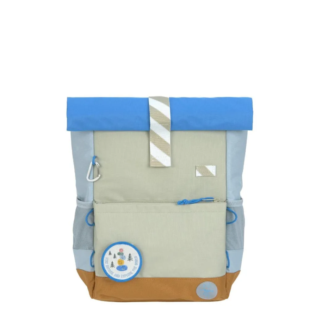 Lässig Medium Rolltop rugzak - Sunny Explorer - Groen & Blauw -