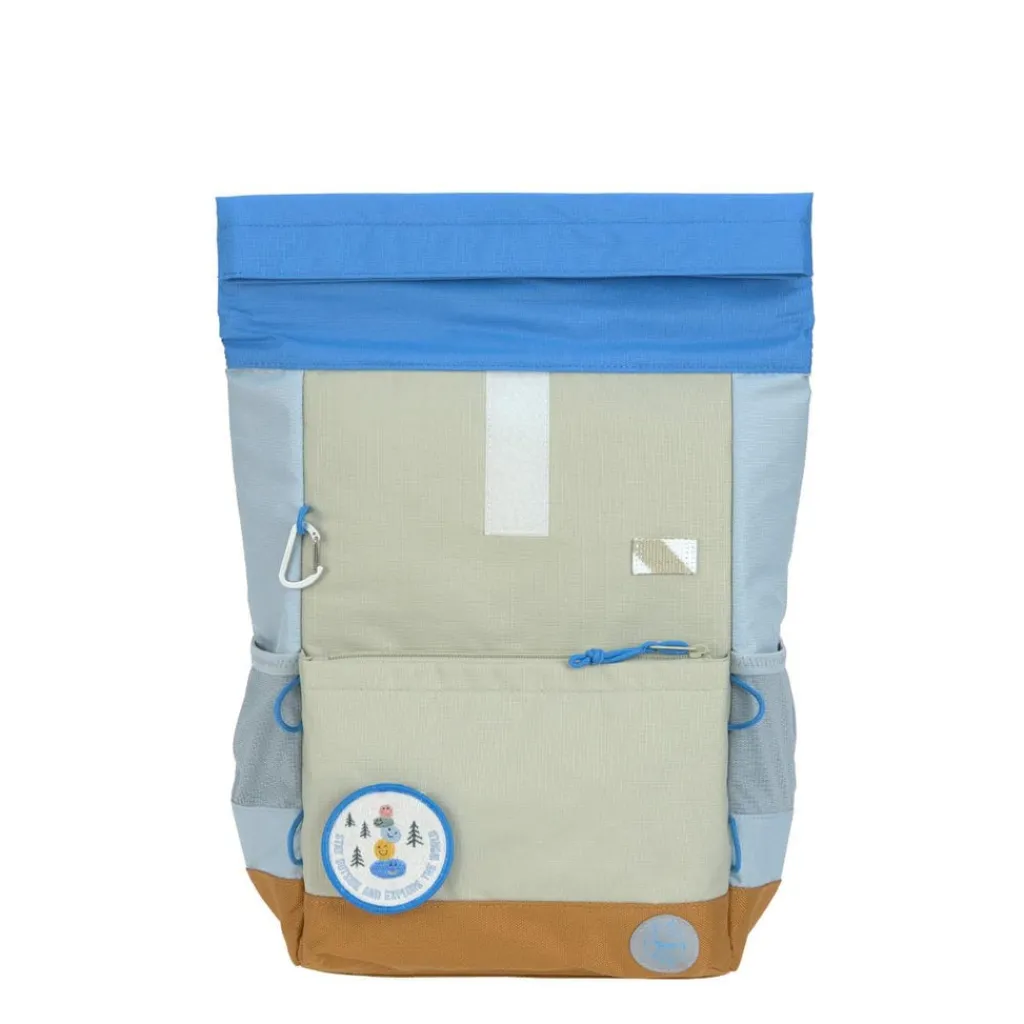 Lässig Medium Rolltop rugzak - Sunny Explorer - Groen & Blauw -