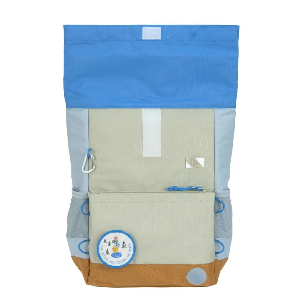 Lässig Medium Rolltop rugzak - Sunny Explorer - Groen & Blauw -