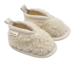BINIBAMBA Merino booties - Milk - Best