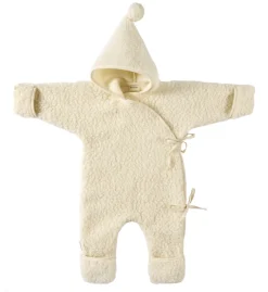 BINIBAMBA Merino romper snugglesuit - Milk - Sale