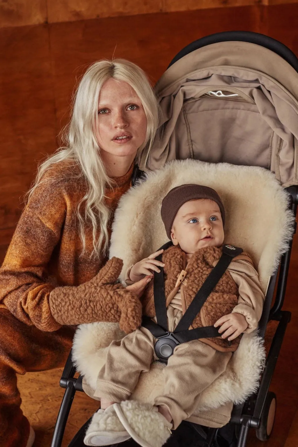BINIBAMBA Merino wol snuggle vest - Bruno - New