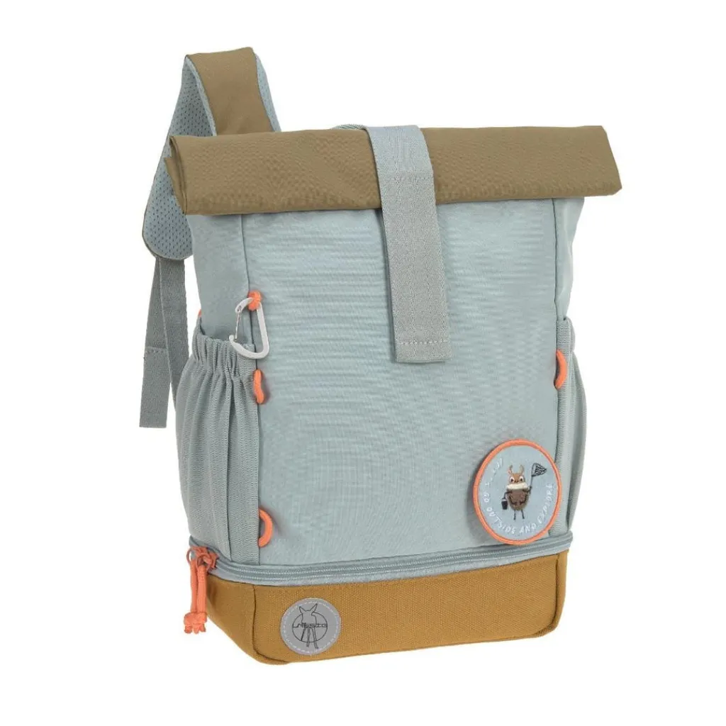 Lässig Mini Rolltop rugzak - Nature - Light Blue - Sale