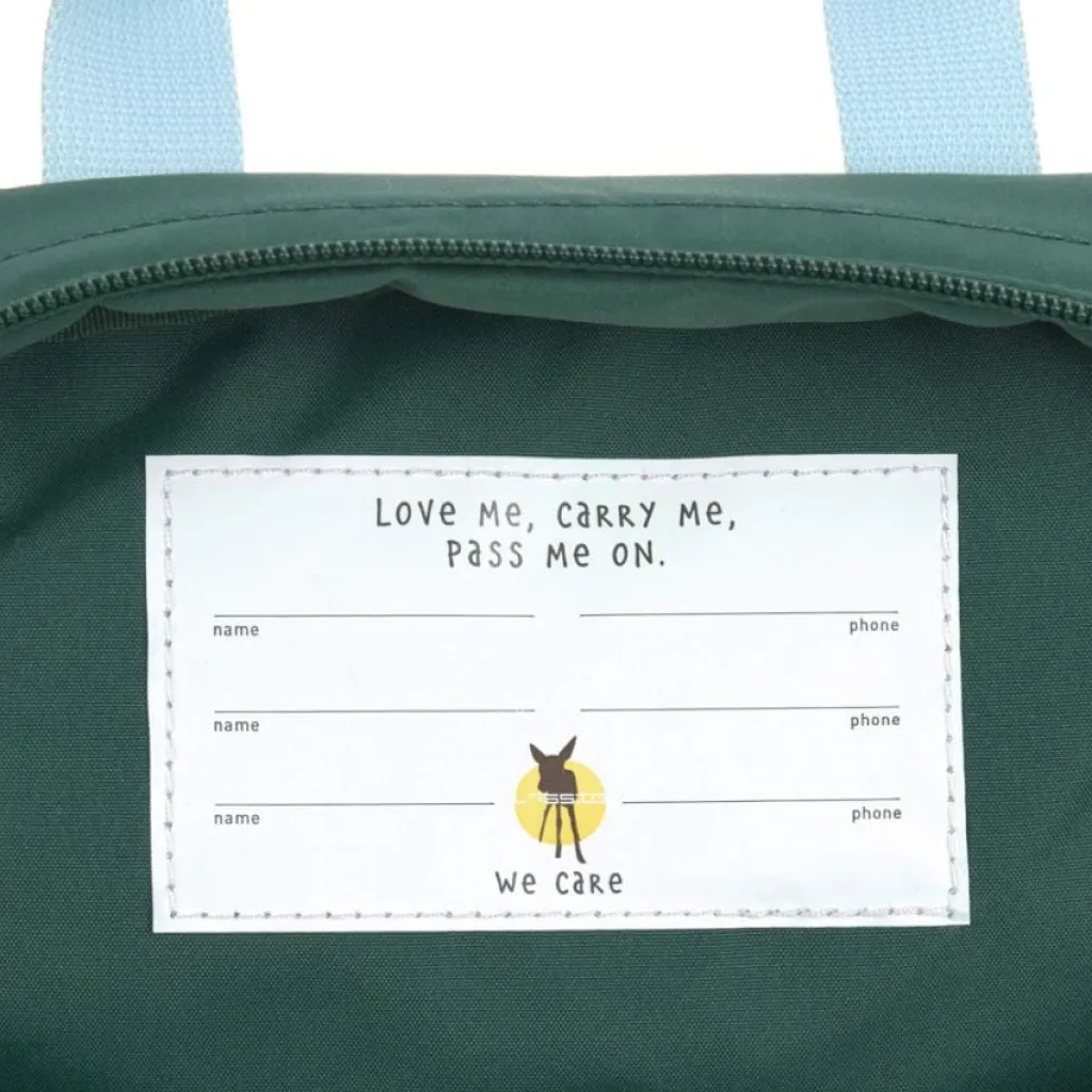 Lässig Mini Square rugzak - Little Gang - Lemon Dark Green - Hot
