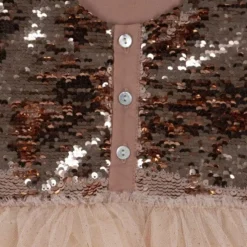 Konges Slojd Minnu jurk - Gold Blush - Clearance