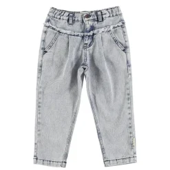 Piupiuchick Mom fit broek - Washed light blue - Sale