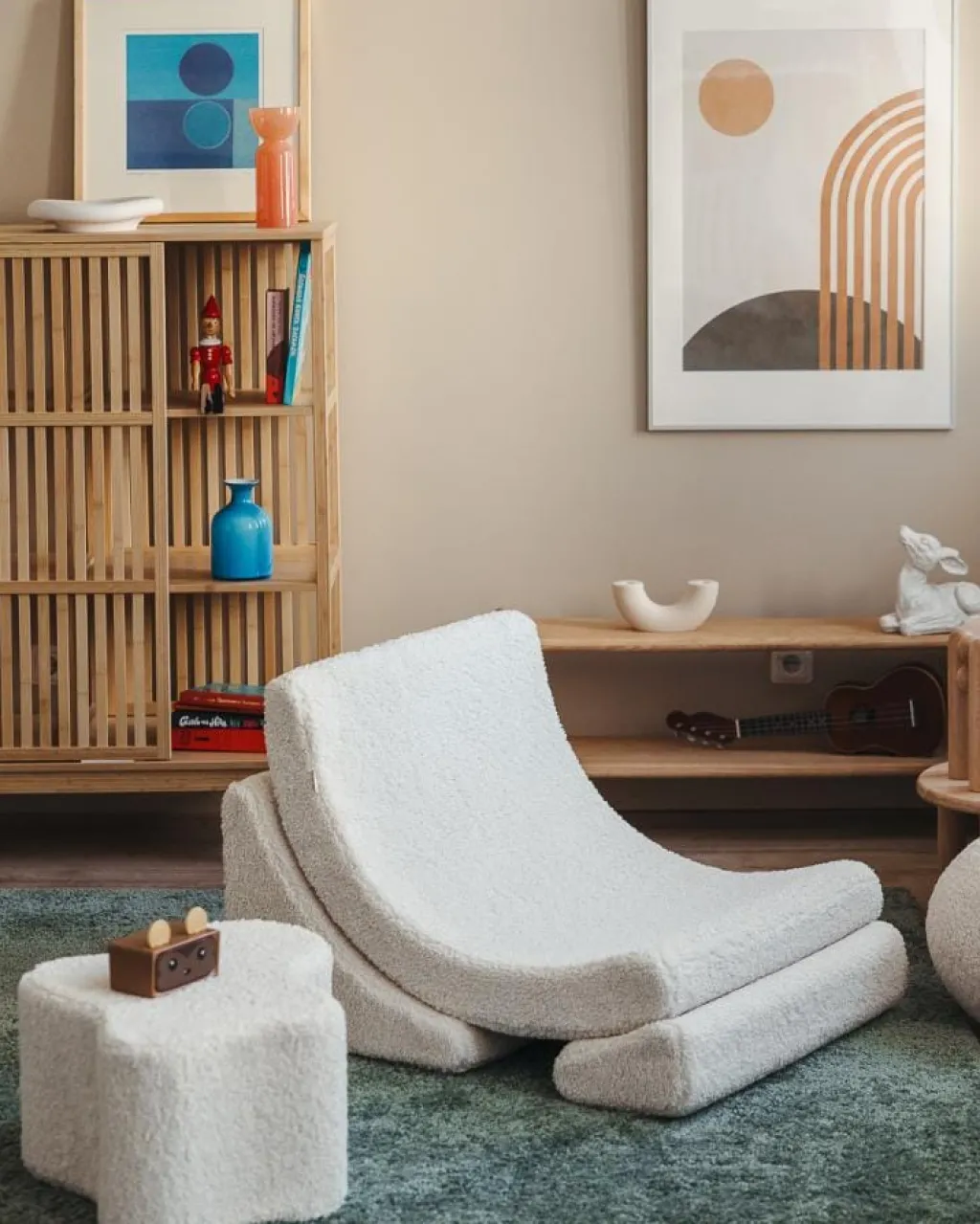 Wigiwama Moon Chair - Cream White - Sale