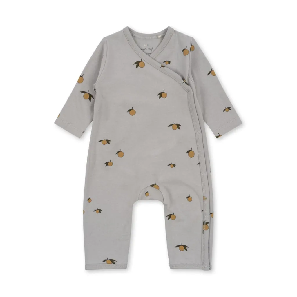 Konges Slojd Newborn onesie met lange mouwen - Lemon Harbor - New