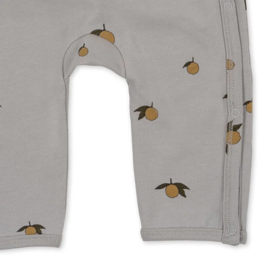 Konges Slojd Newborn onesie met lange mouwen - Lemon Harbor - New