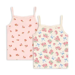Konges Slojd Onderhemdjes 2-pack - Bella rosita - Hot