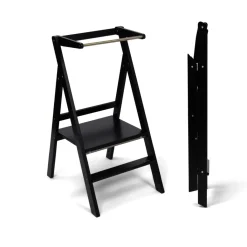 Ette Tete Opvouwbare & verstelbare leertoren Step'n'Fold - Zwart - Hot
