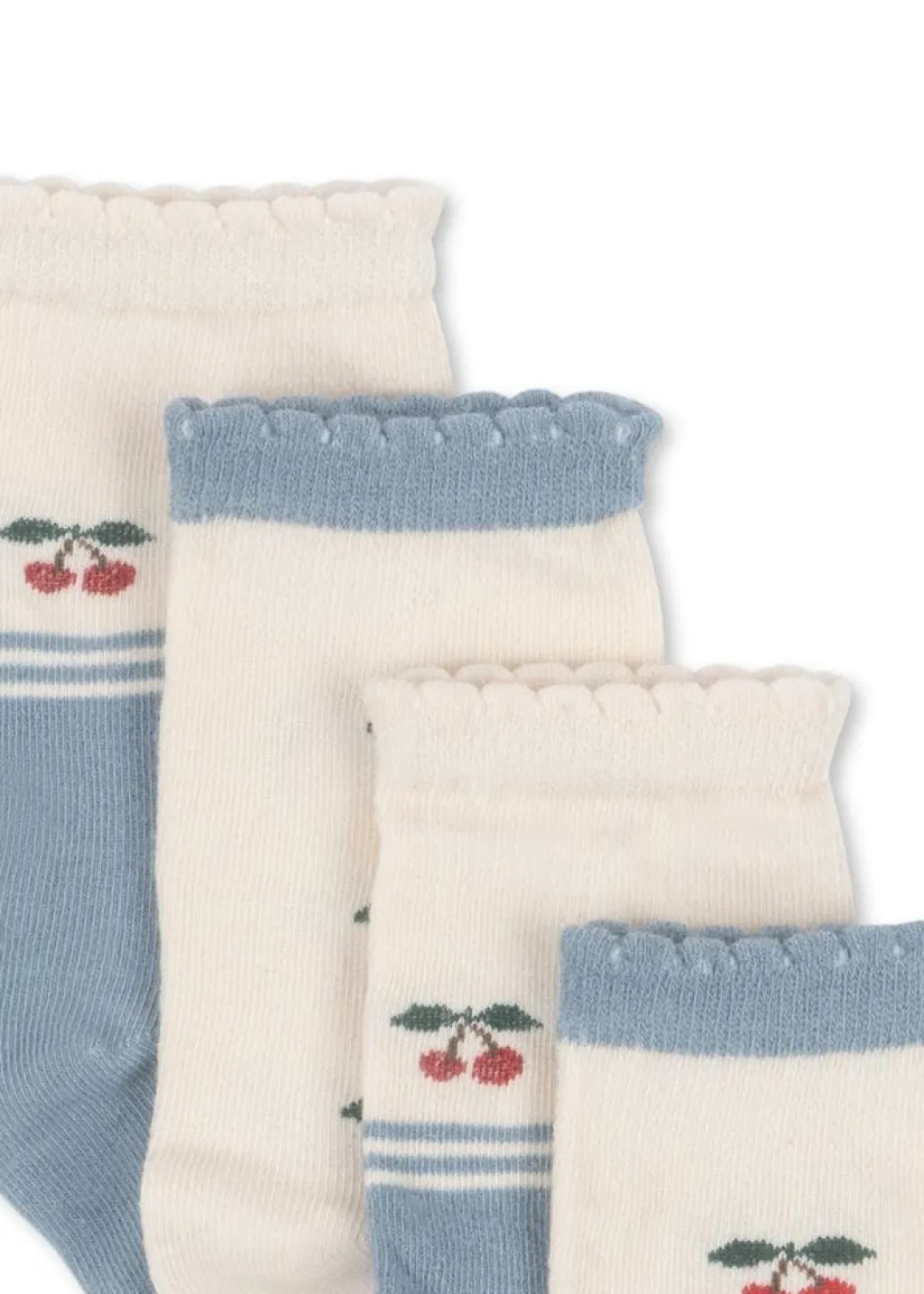 Konges Slojd 2-pack sokken - Cherry mix - Best