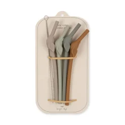 Konges Slojd Pailles en silicone éléphant - Almond mix - Clearance