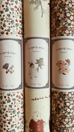Konges Slojd papier cadeau - marche de fleur - Outlet