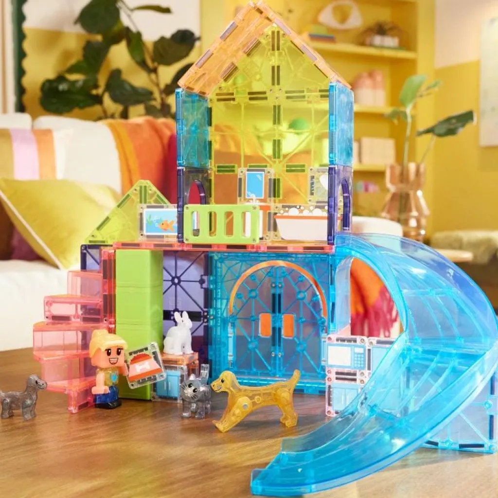 Magna-Tiles Pet Playhouse set - 50 stuks - Hot