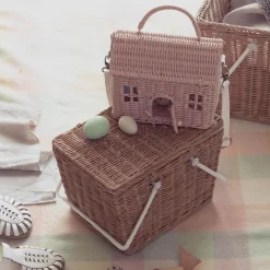 Olli Ella Piki rattan basket - Medium - Online