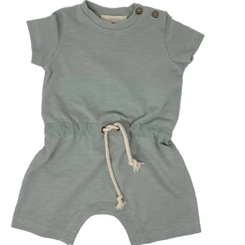 Tiny Soul Playsuit met korte mouwen - Stone green - Online