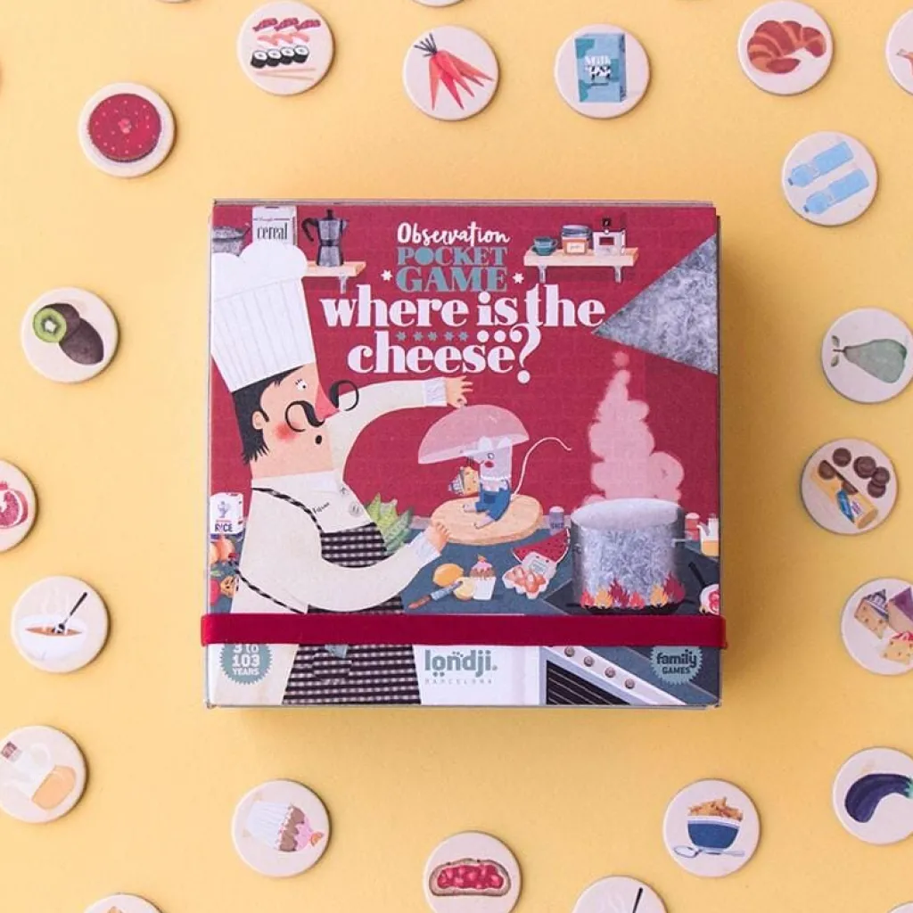 Londji Pocket Gezelschapsspel - Where is the Cheese - Online