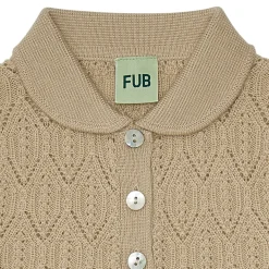 FUB Pointelle trui - hay - New