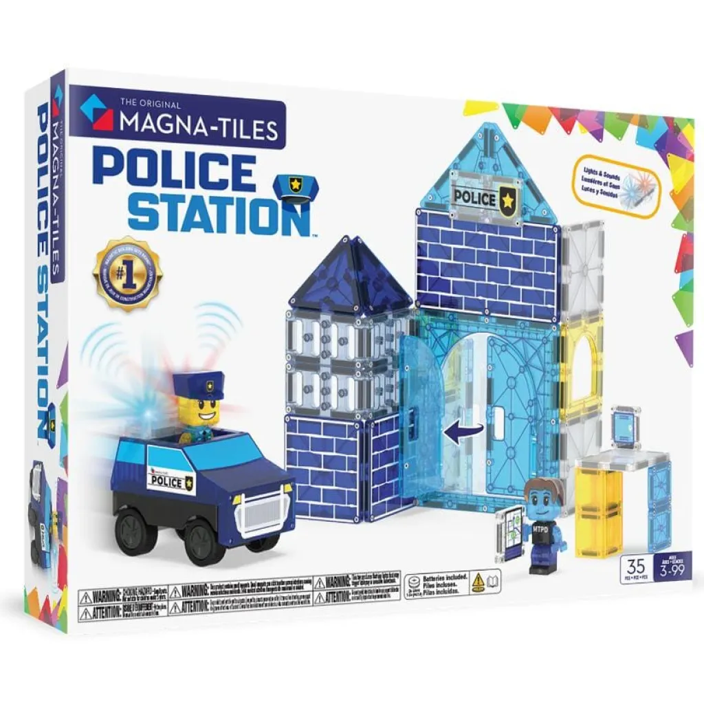 Magna-Tiles Police Station set - 35 stuks -