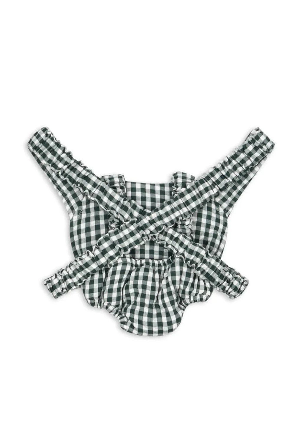 Konges Slojd Poppendraagzak - Green check - Clearance