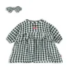 Konges Slojd Poppenkledingset - Green check - Clearance