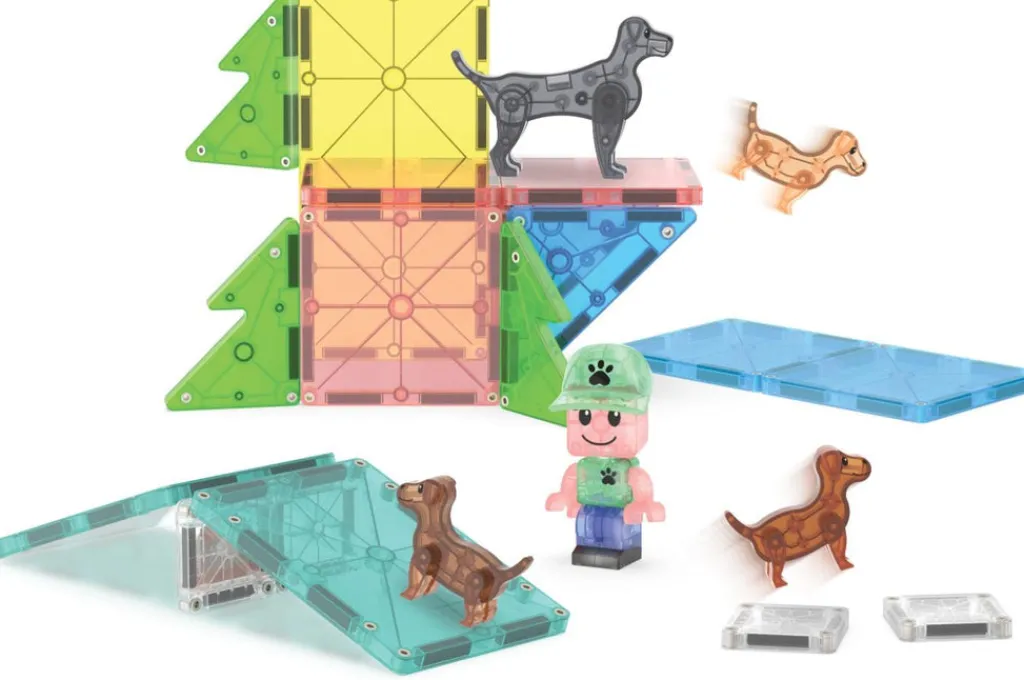 Magna-Tiles Puppy Park set - 27 stuks - Hot