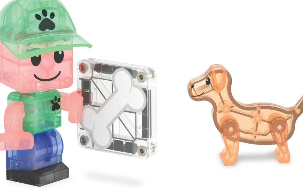 Magna-Tiles Puppy Park set - 27 stuks - Hot