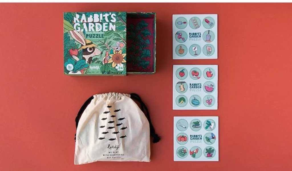 Londji Puzzel - Rabbit's garden… Builder (24 stuks) - Online