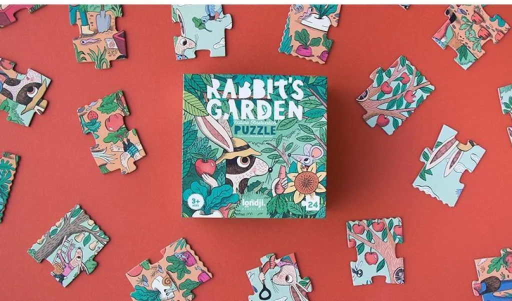 Londji Puzzel - Rabbit's garden… Builder (24 stuks) - Online