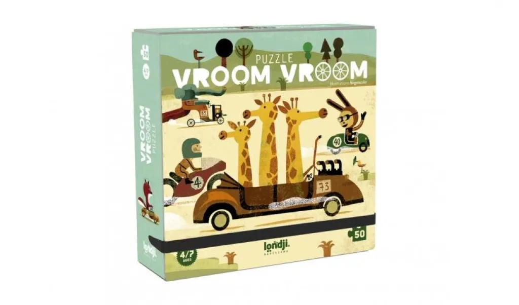 Londji Puzzel Vroom Vroom - 50 stukken - Best
