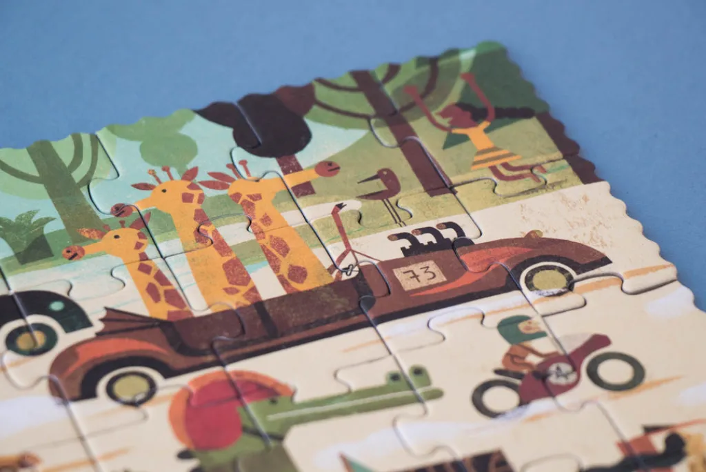 Londji Puzzel Vroom Vroom - 50 stukken - Best