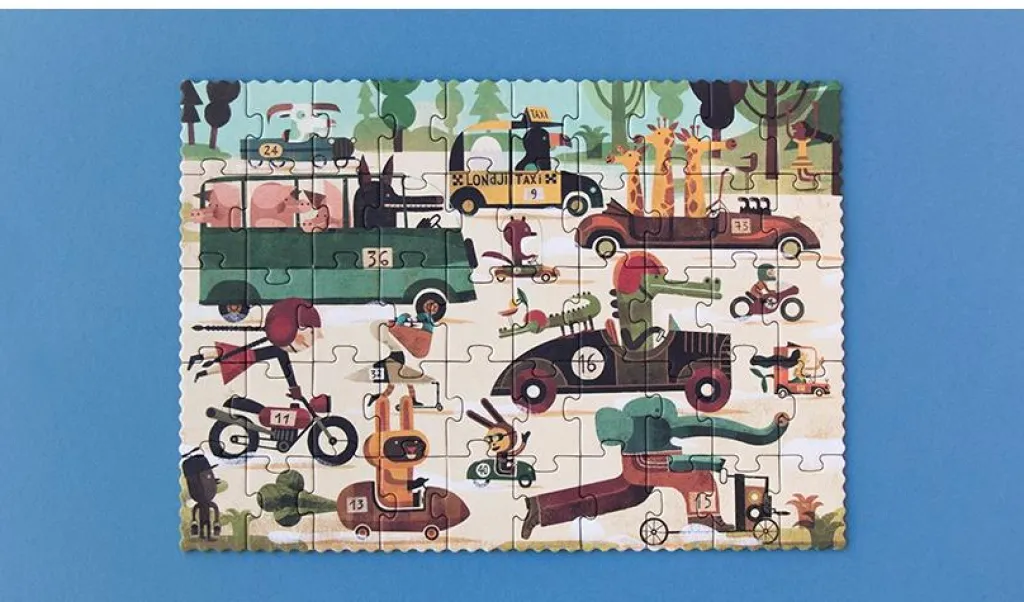 Londji Puzzel Vroom Vroom - 50 stukken - Best