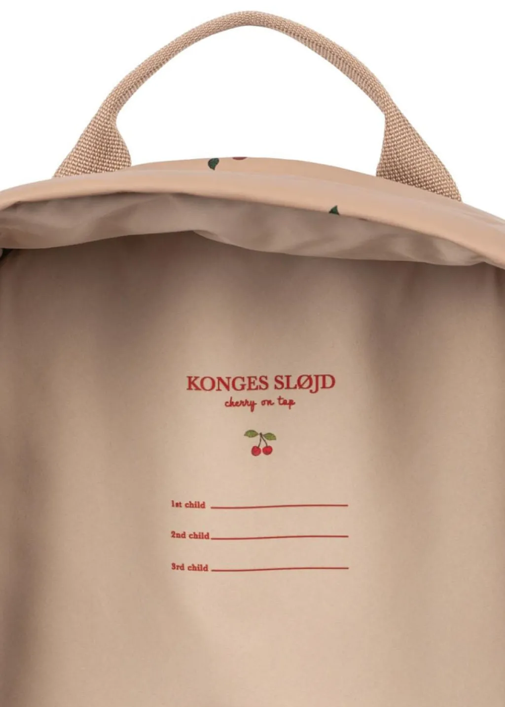 Konges Slojd Rainy kids rugzak - Cherry - Hot