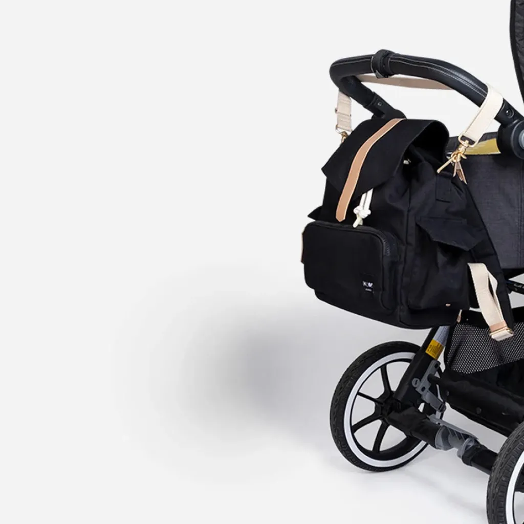 KAOS Ransel Diaper Bag - Black/Classic - Best