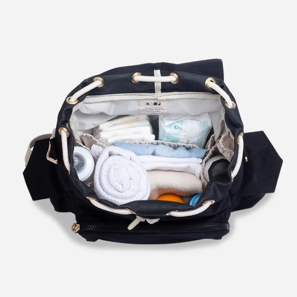 KAOS Ransel Diaper Bag - Black/Classic - Best