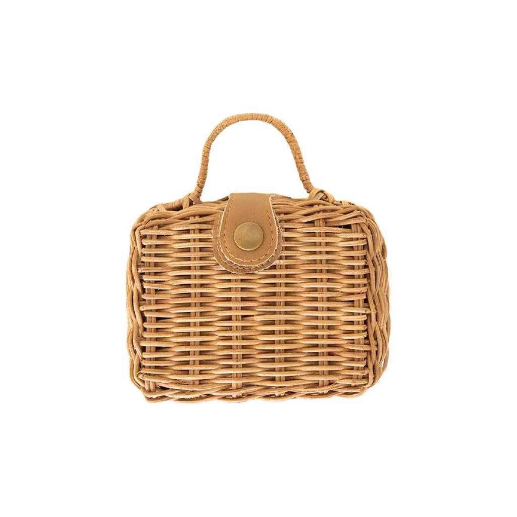 Olli Ella Rattan Doll Toaty Trunk - Natural - New