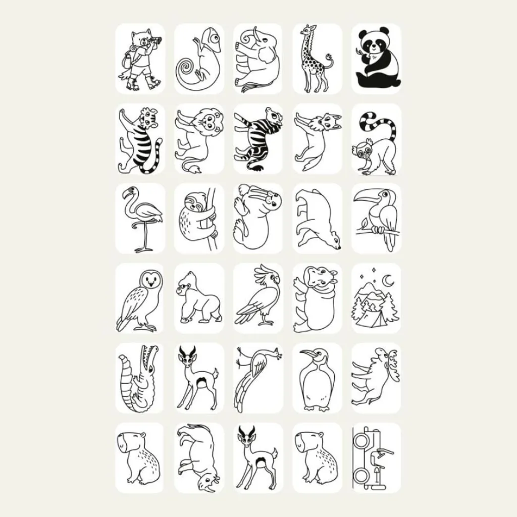 Kidywolf Refill voor Kidydraw Mini tekentablet - Once Upon a Time & Animals - Sale