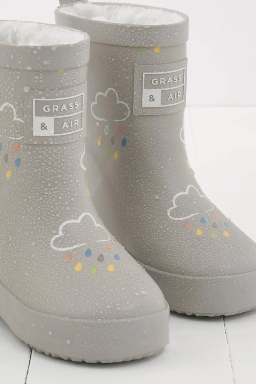 Grass & Air Regenlaarzen - Geothermal Grey - Best