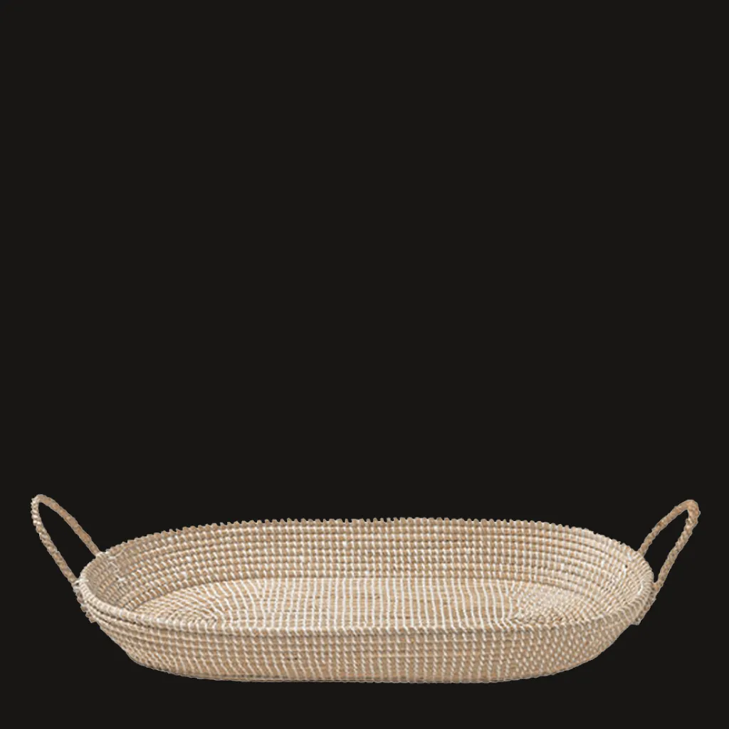 Olli Ella Reva Seagrass Changing Basket - Natural - Clearance