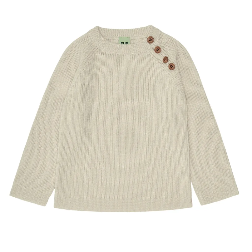 FUB Rib sweater - ecru - Best