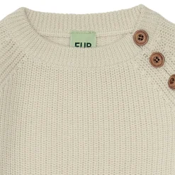 FUB Rib sweater - ecru - Best