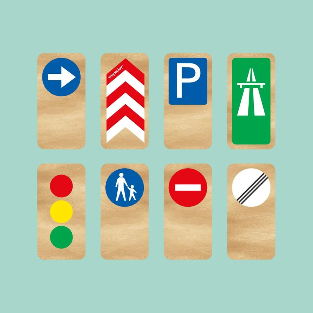WaytoPlay Roadblocks verkeersborden - 8 stuks - Sale